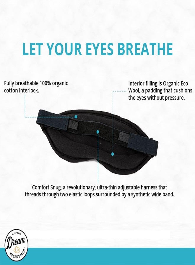 دريم إيسينشالز قناع النوم العضوي ناتورا من دريم إسينشالز (أزرق الشفق) صنع في الولايات المتحدة الأمريكية - Image 5